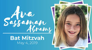 Ava Sassaman Abrams' Bat Mitzvah