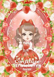 水果果醬畫框confiture系列 fruit confiture fairy 草莓strawberry hoelex anime art