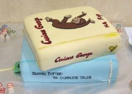 Book Themed Baby Shower Book Cakes Open Book Cakes Baby Shower Cake Topper