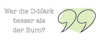 Nach dem zweiten weltkrieg1945, am ende des 2. Uber Die Zukunft Des Euro War Die D Mark Wirklich Besser