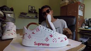 Nike air force 1 low lny white/habanero red. Supreme Louis Vuitton Air Force Ones The Art Of Mike Mignola