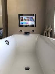 Build a stylish design in your bathroom guided by this modern & contemporary look from our customers' homes. Cre8tive Rooms On Twitter Add Another Level Of Luxury To Your Bathroom With A Television By Aquavision Tv We Ve Just Installed This Incredible Waterproof Tv At A Clients Home In Henley There Really