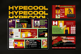 Download Hypecool Googleslide Template In Presentation Templates On Yellow Images Creative Store PSD Mockup Templates