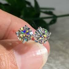 Check spelling or type a new query. Buy Fashion 6mm Moissanite Round Cut Diamond Stud Earrings Rose Gold Earrings Bride Wedding Jewelry Gift At Affordable Prices Free Shipping Real Reviews With Photos Joom
