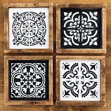 I dream about covering my bathroom floors with them one day, but i may have to make plans to outfit my. Custom Color Moroccan Tile Wall Art Moroccan Style Wood Sign Etsy Tile Wall Art Tile Art Moroccan Tile