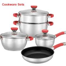 Pilihan yang semakin beragam dan harga semakin terjangkau membuat banyak rumah tangga meninggalkan penggunaan sejumlah barang. Umum Keluarga Stainless Steel Panci Wajan Barang Barang Rumah Tangga Set Pot Silikon Panci Anti Panas Set Kualitas Tinggi Dapur Peralatan Cookware Set Aliexpress