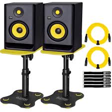 Krk rokit rp5 g4 original front covers. Krk Rokit Rp5 G4 5 Monitors With Desktop Stands Trim Kit Idjnow