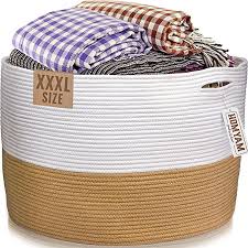 Amazon Com Extra Large Storage Basket 22 X 14 Xxxl Toy Basket Decorative Large Blanket Bask Blanket Holder Large Storage Baskets Wicker Baskets Storage
