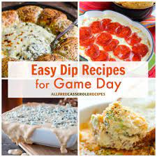 Easy Party Food 16 Easy Dip Recipes For Game Day Easy Party Food Dip Recipes Easy Recipes