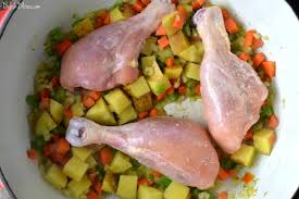 Chicken & bok choy soup with ginger & mushrooms. Sopa De Pollo Con Mofongo Puerto Rican Chicken Soup Delish D Lites