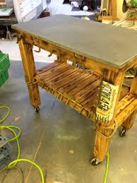 Recycled Materials Include Pool Table Slate Old Decking Material Vintage Western Items All To Make A Very Cool And Pool Table Slate Diy Deck Pool Table Room