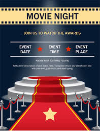 See club flyers for details. Award Show Event Flyer