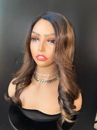 Used human hair wig not thick a bit lighter