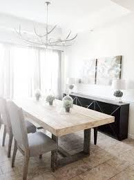 Made To Order Modern Rustic Farmhouse Dining Table In Natural Diningroom Rustic Farmhouse Dining Table Rustic Dining Room Modern Farmhouse Dining Room