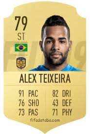 The fact that this teixeira guy is better than one of the best icons in the game is just ea's mistake. Alex Teixeira Dos Santos Fifa 19 Spieler Statistik Card Preis