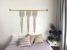 Kids Macrame Headboard Dorm Room Decoration Owl Wall Art Etsy Dorm Room Decor Macrame Headboard Kids Headboard