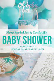 Are You Planning A Baby Shower Shop All Your Baby Shower Decorations Themes And Party Supplies Girl Baby Shower Party Mint Baby Shower Baby Shower Confetti