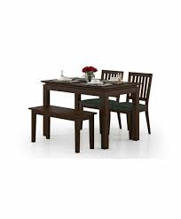 Los angeles furniture stores currently offer you a wide range of dining benches and chairs. Rajtai 4 Seater Dining Table Set With 1 Bench And 2 Chairs Rajtaishree