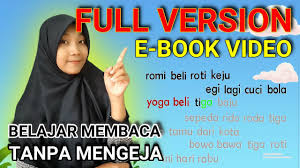Baca dan download ebook cara cepat dan praktis belajar membaca. Ebook Belajar Membaca Tanpa Mengeja Untuk Tk Dan Sd Ebook Versi Video Jazila Official Youtube