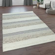 Teppich plus wolle aus der natur gleich wohlfühleffekt. Teppich Handgeflochten Natur Wolle Streifen Teppich De