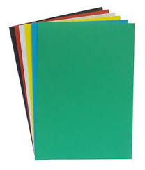 a4 chart paper assorted color