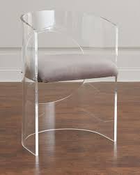 Interlude Home Vanessa Acrylic Circle Chair Circle Chair Acrylic Chair Shabby Chic Table And Chairs
