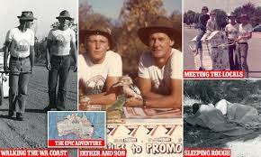 How A Father And Son Walked Around Australia To Save Kangaroos And Learnt They Didn T Need Helping Daily Mail Online