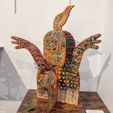 Tomorrow is Second Saturday in the River Arts District, and our guest is  mixed-media artist Greg Vineyard, who will be working