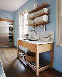 Blue English Cottage Kitchen Freestanding Kitchen Free Standing Kitchen Cabinets Free Standing Kitchen Sink