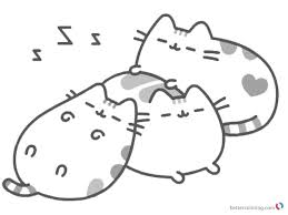 Girls have a tendency to have a lot of colors in their kitty which confirms us about. Pusheen Coloring Pages Sleeping Printable And Free Pusheen Coloring Pages Cute Coloring Pages Printable Coloring Pages