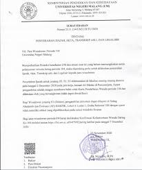 Surat penyerahan tanah kepada anak. Surat Edaran Penyerahan Ijazah Akta Transkrip Asli Dan Legalisir Universitas Negeri Malang Um