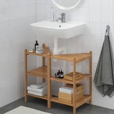 Ragrund Tyngen Lavabo Tablette Angle Bambou Pilkan Mitigeur Lavabo 8211 Ikea Sink Shelf Under Bathroom Sinks Corner Shelves