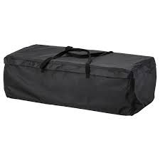 You can keep the cushions ready for use if you package them right down. Tostero Black Storage Bag For Cushions 116x49 Cm Ikea