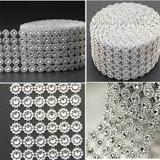 Shop glamorous crystal bling car accessories. 90cm Flower Diamond Studded Ribbon Home Decor Mesh Bling Crystal Rhinestone Wrap Roll Diy Cake Gift Package Wedding Party Decor Decor Mesh Decorative Decorativedecorative Home Decor Aliexpress