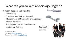 What can you do with a human development degree. What Can You Do With A Sociology Degree Ppt Download