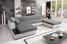 Sofa Couchgarnitur Couch Kreta 4 U Polsterecke Wohnlandschaft Mit Schlaffunktion Modern Couch Couch Home Decor