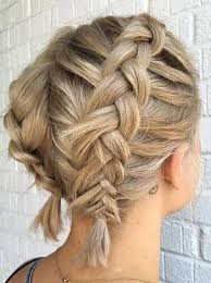 30 Cute Braided Hairstyles For Short Hair Lovehairstyles Com In 2020 Braids For Short Hair Braided Updo For Short Hair Hair Styles