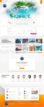 Let S Go Traveller 2 A Multipurpose Psd Template Web Layout Design Web Design Psd Templates