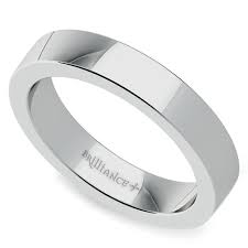 5 out of 5 stars (415) $ 41.07. Flat Men S Wedding Ring In White Gold 4mm