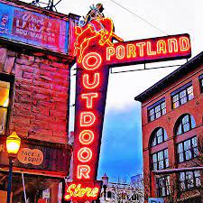 We carry a vast variety of products from multiple venders. Portland Outdoor Store Photograph By Alison Webster