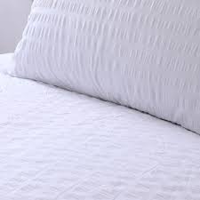 Shop over 110 top seersucker bedding and earn cash back all in one place. Seersucker White Cotton Mix Duvet Set Harry Corry Limited
