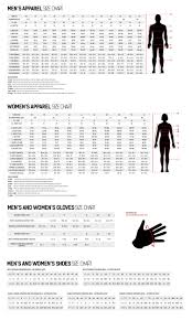 Alpinestars Size Charts