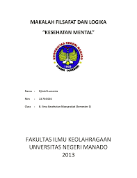 (endah s) angka kuman atau tpc (total plate count) pada depo air minum isi ulang dikota tapin periode juli tahun 2007. Kesehatan Mental Karya Tulis Ilmiah