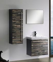 A frosted glass door insert adds the finishing aesthetic touch to this unique and modern piece of bathroom furniture. Modern Bathroom Vanity Cabinet M2322 From Single Bathroom Cabinets Luxury Bathroom Vanity