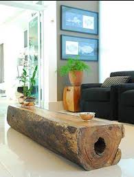 Coffee Table Made From A Fallen Log Beautiful Furniture Home Decor Decor