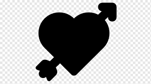 Heart Computer Icons Arrow Through Love Heart Silhouette Png Pngwing Doddle hand drawn or black outline icon style. pngwing