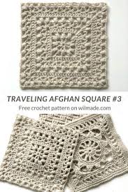 Crochet Afghan Square 3 Tulips From Holland By Wilmade Crochet Square Patterns Granny Square Crochet Pattern Afghan Crochet Patterns