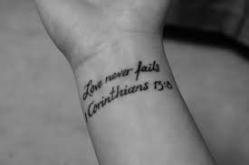 Explore the various pages of our site and you will learn a lot of interesting. Tattoos Org Love Never Fails 1 Corinthians 13 8 By Shawn