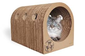 Original Catpods Cat House Tunnel Scratcher Cardboard Furniture That Lasts Eco Friendly Modern Pet Bed Unique G Modern Pet Modern Pet Beds Cat Scratcher
