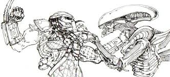 Kids love to draw and color predator coloring pages. Alien Vs Predator Avp By Chrisozfulton On Deviantart